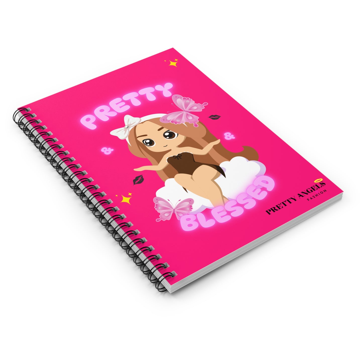 Pretty & Blessed Spiral Notebook for Inspirational Note-Taking