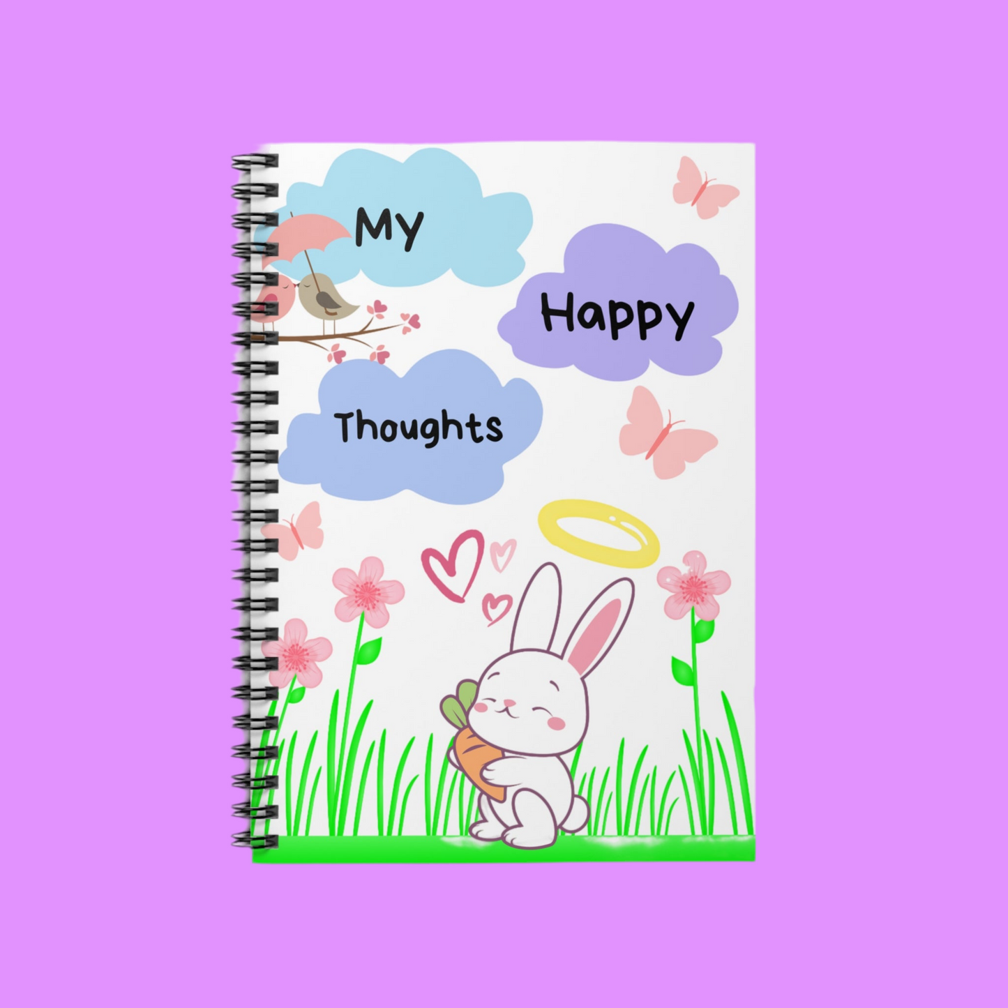 My Happy Thoughts Spiral Notebook