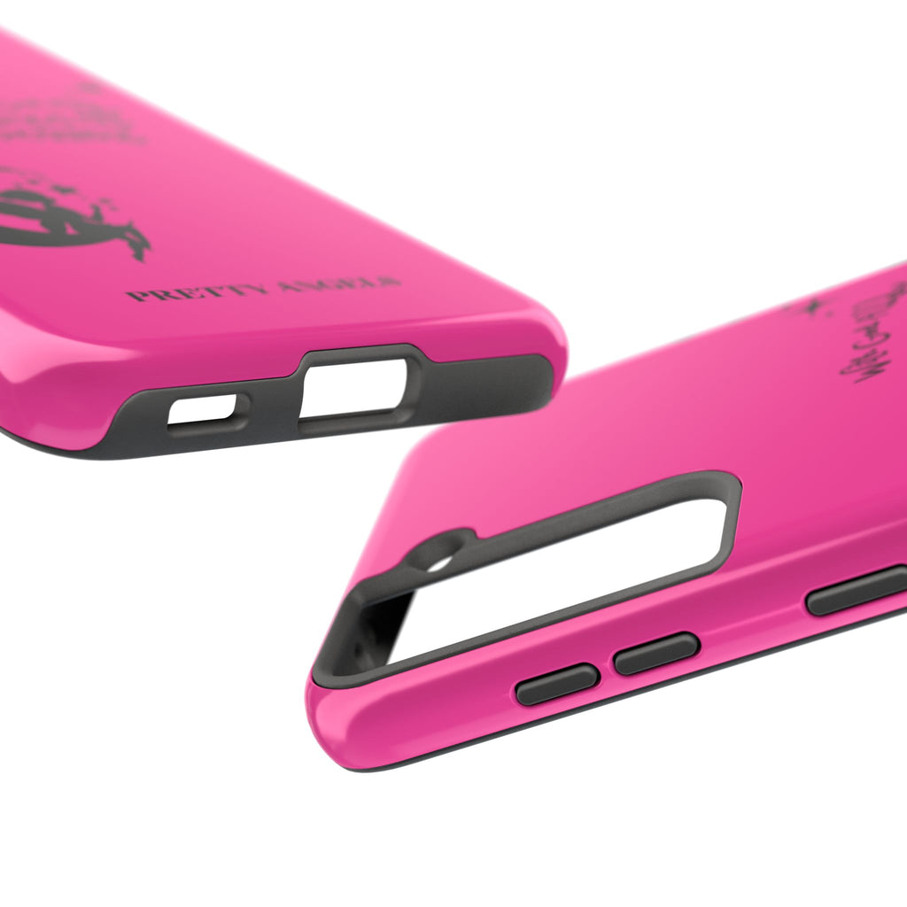 Pink 'With God All Things Are Possible' Fairy Moon Tough Phone Case