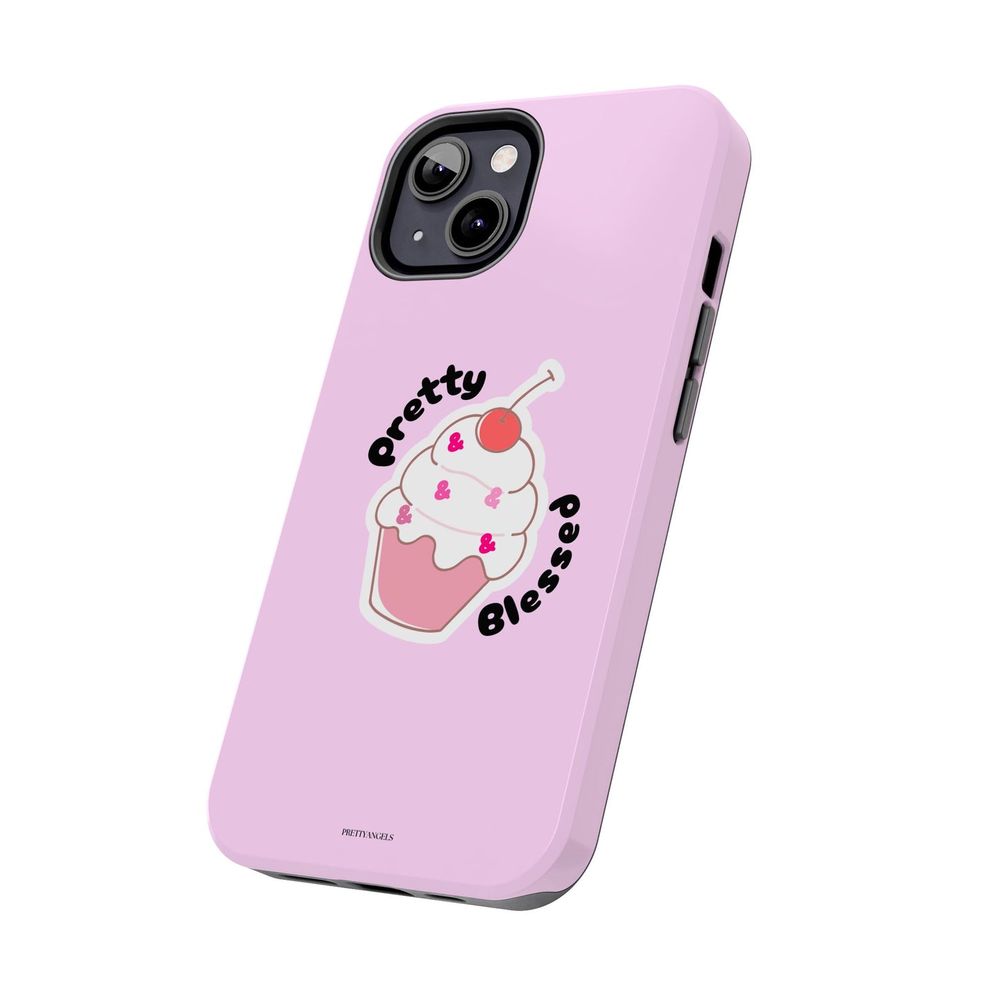 Pretty Blessed Cupcake Sprinkles Protective Phone Case