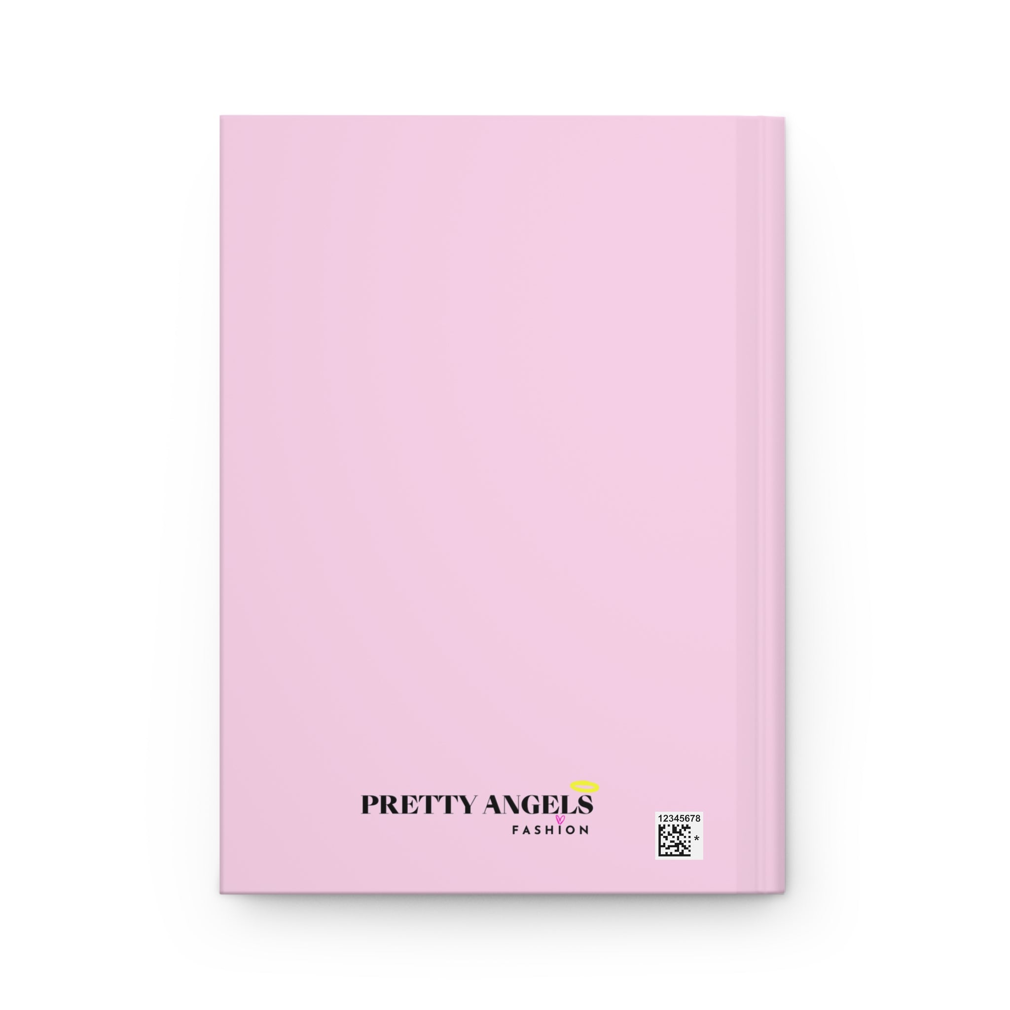 Pretty Girl Thoughts Puppy Hardcover Journal — Cute Puppy with Roses Notebook