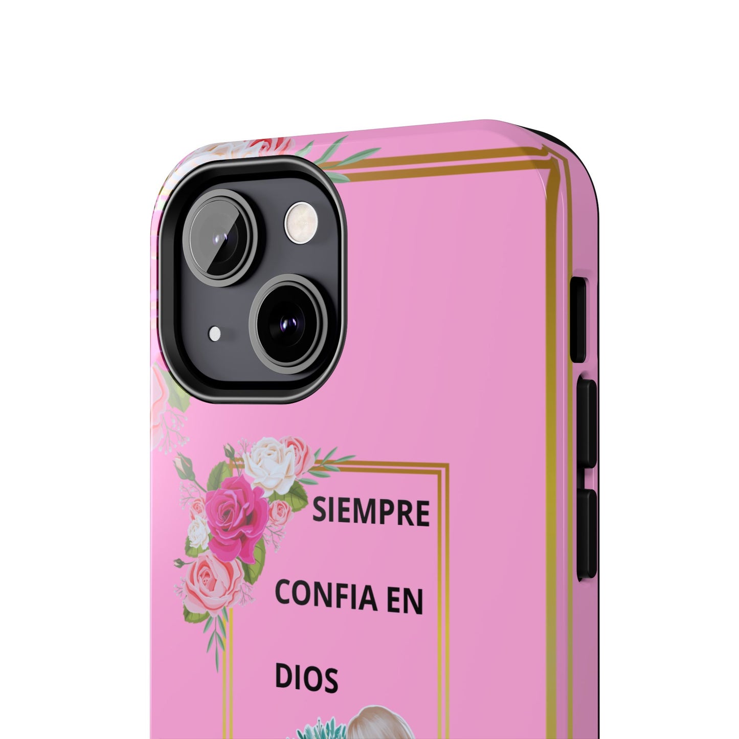 Pretty Pink 'Confia en Dios' Phone case