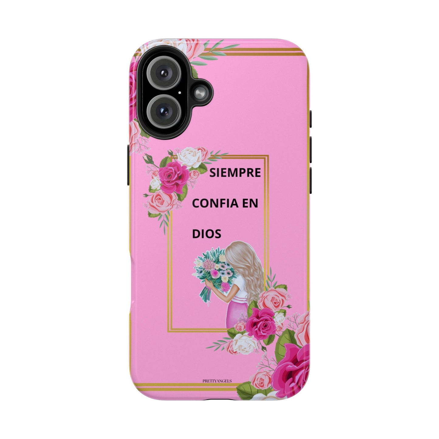 Pretty Pink 'Confia en Dios' Phone case