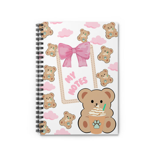 Pink Teddy Notebook