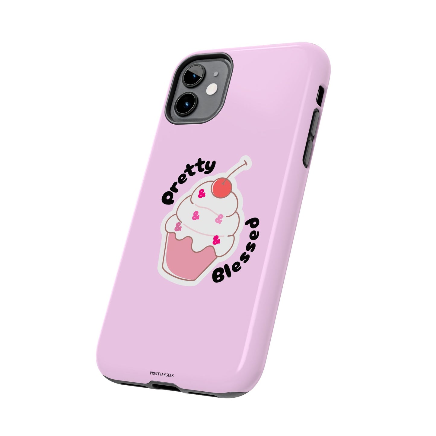 Pretty Blessed Cupcake Sprinkles Protective Phone Case