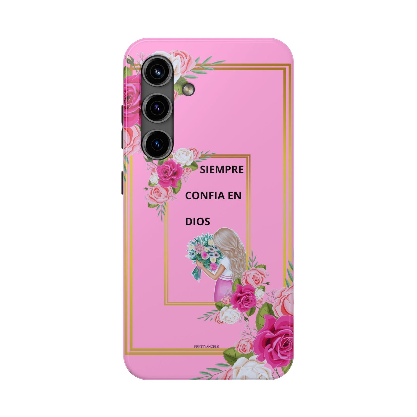 Pretty Pink 'Confia en Dios' Phone case