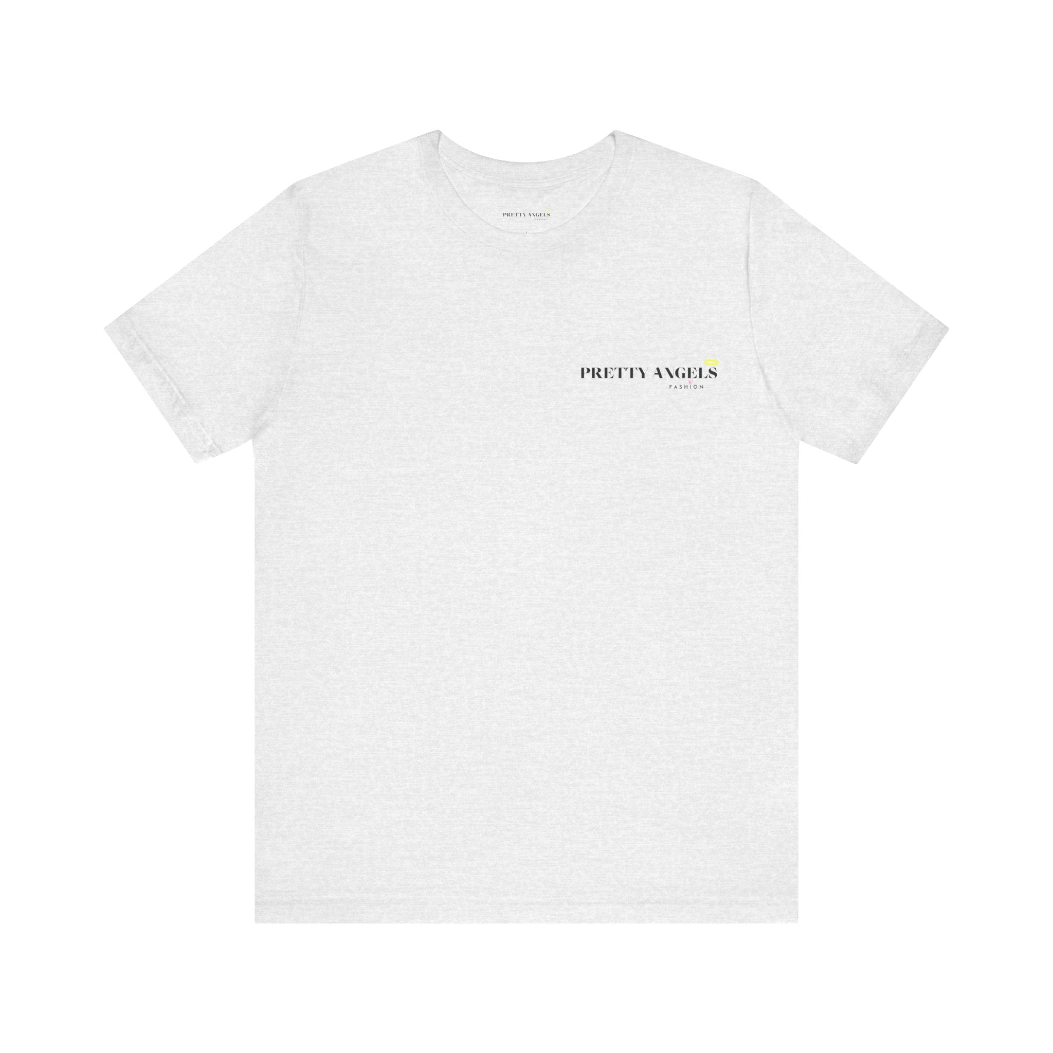 Las Niñas Bonitas No Criticamos (Back) Tee - White & Grey Baddie Shirt with Cute Bunny & Pink Heart Graphic | Latina Soft Girl Aesthetic T-Shirt | Off-Duty Doll Tee