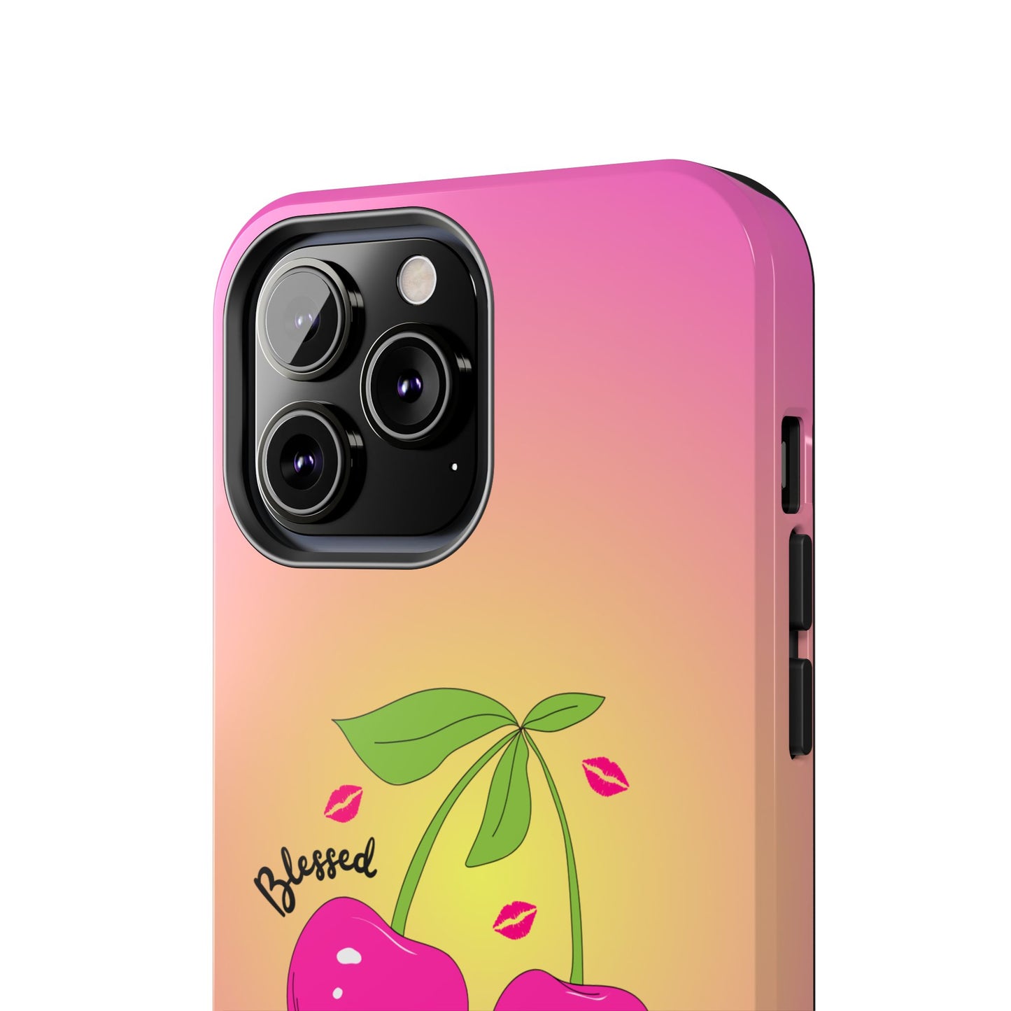 Hot Pink Cherry Blessed Baby Tough Phone Case