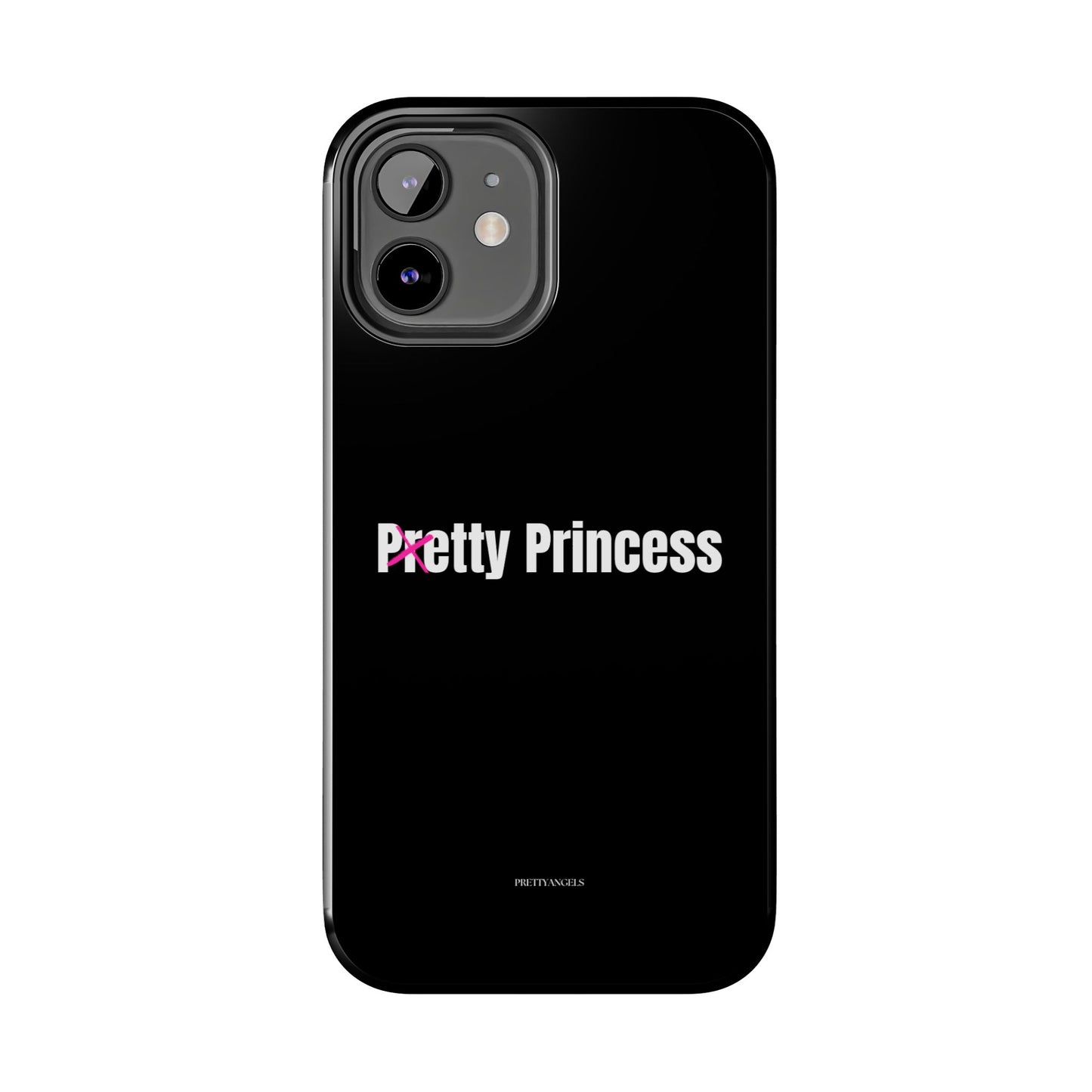 Pretty/Petty Princess Black Protective Phone Case