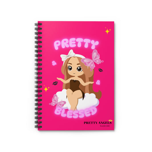 Pretty & Blessed Spiral Notebook for Inspirational Note-Taking