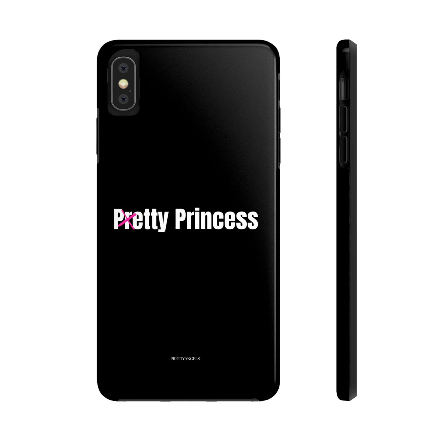 Pretty/Petty Princess Black Protective Phone Case