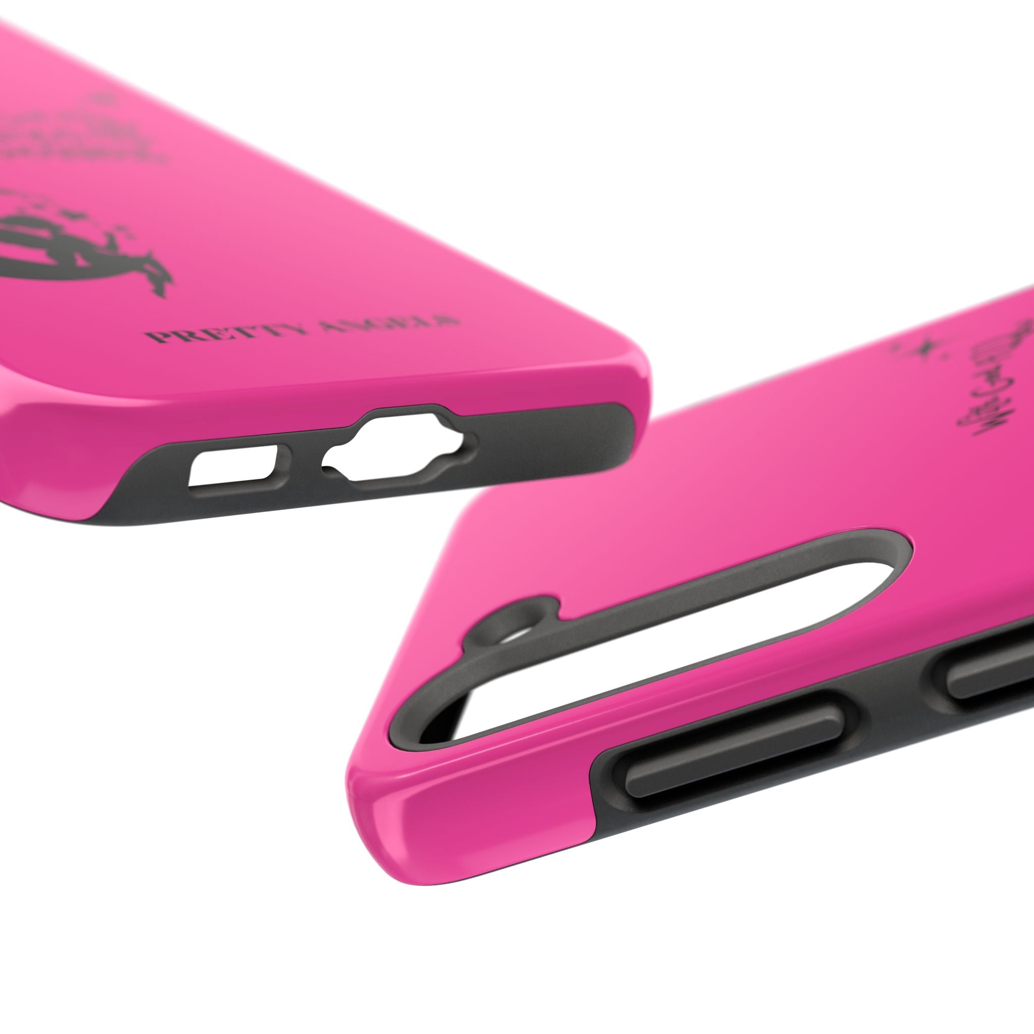 Pink 'With God All Things Are Possible' Fairy Moon Tough Phone Case