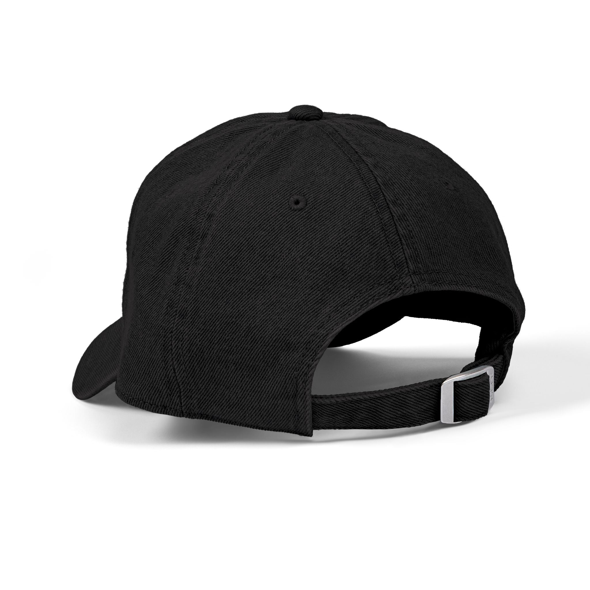 Denim Hat — Embroidered 'Pretty Inside & Out' Baby Bunny Heart