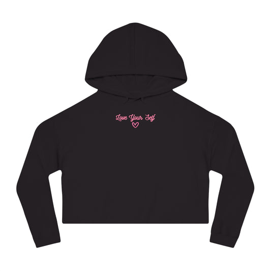 Love Yourself Cropped Hoodie