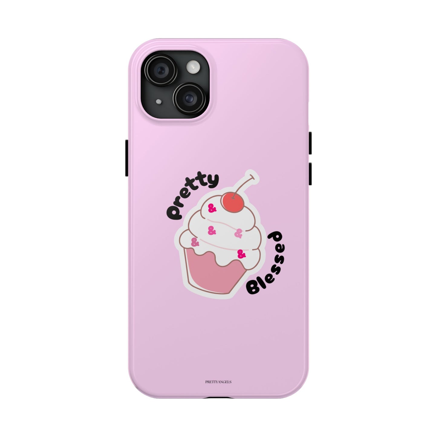 Pretty Blessed Cupcake Sprinkles Protective Phone Case