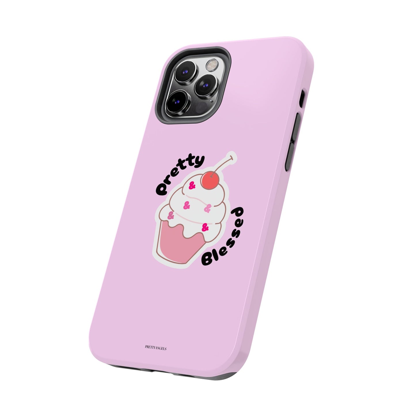 Pretty Blessed Cupcake Sprinkles Protective Phone Case