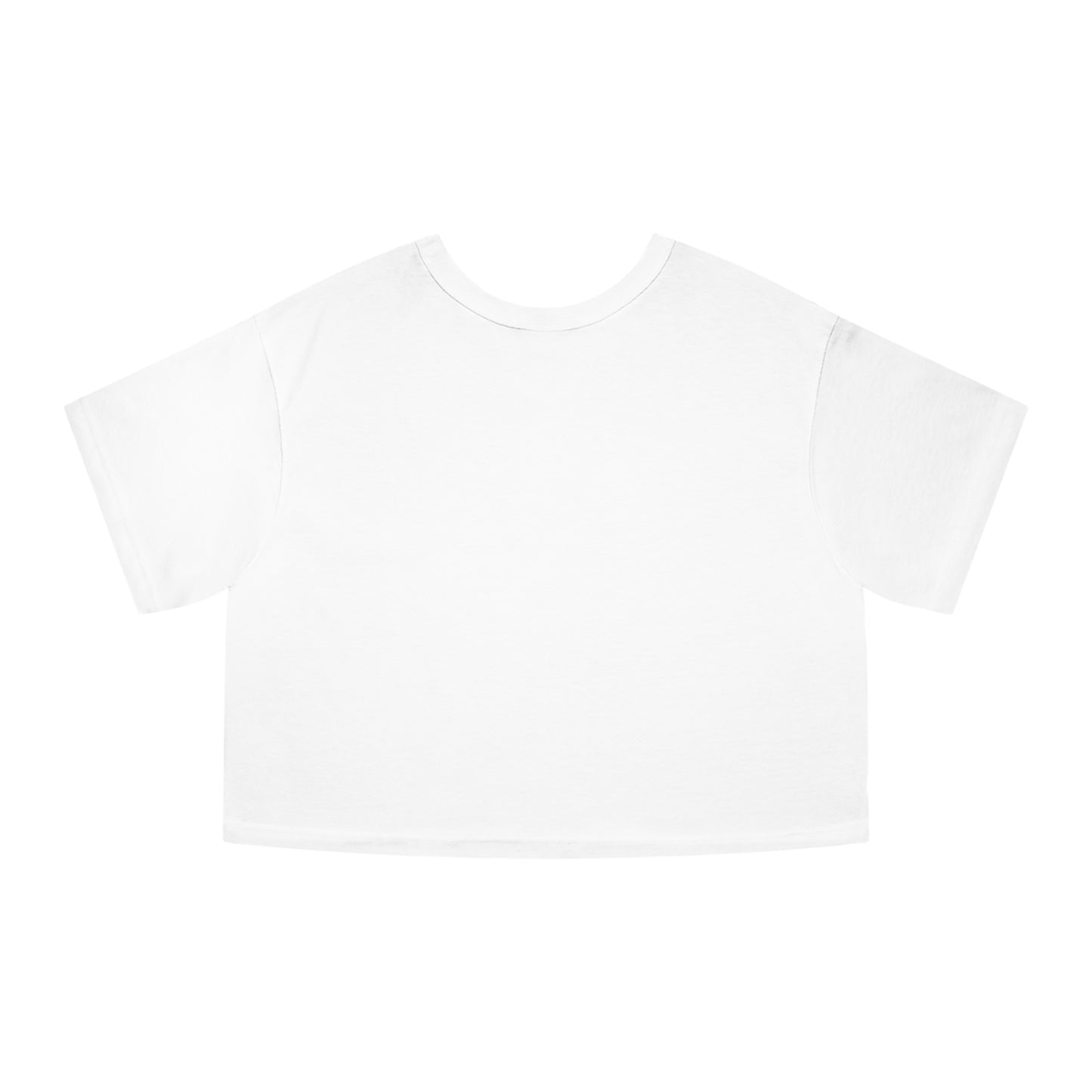 Xoxo don’t care Champion Cropped tee