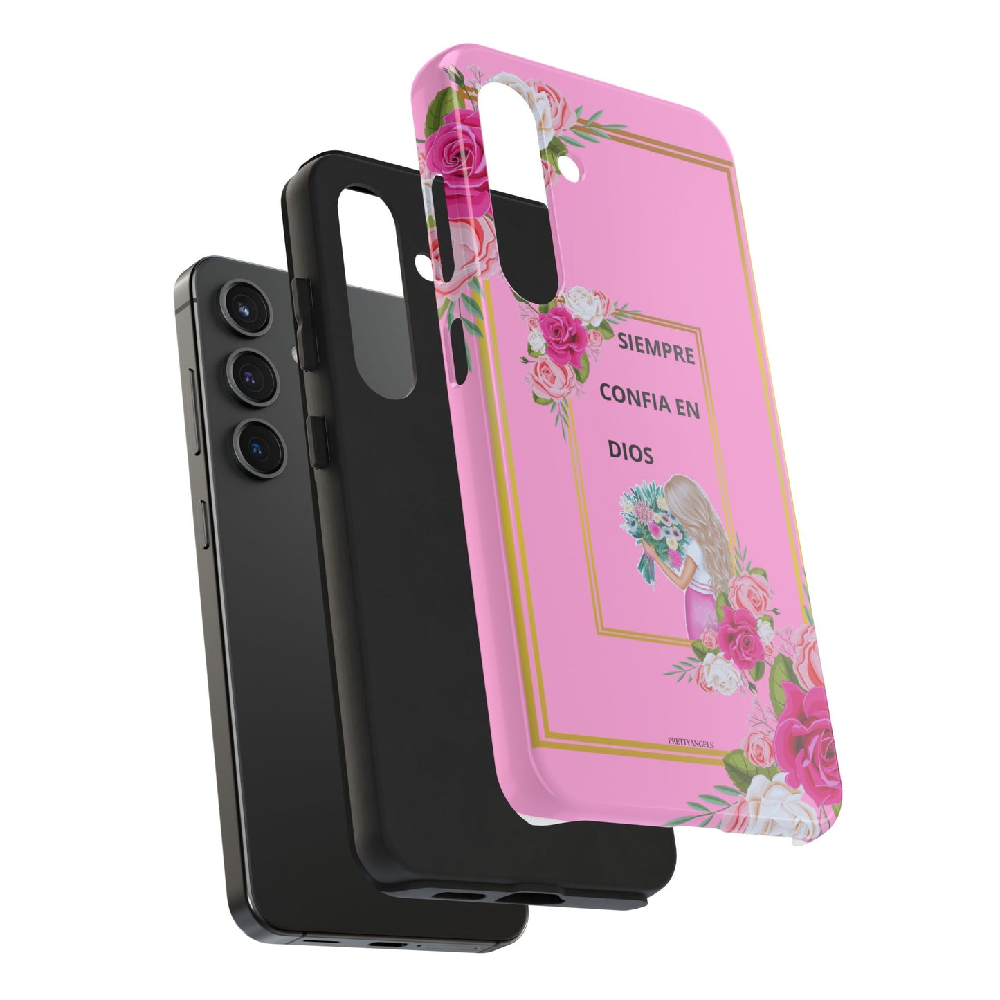 Pretty Pink 'Confia en Dios' Phone case