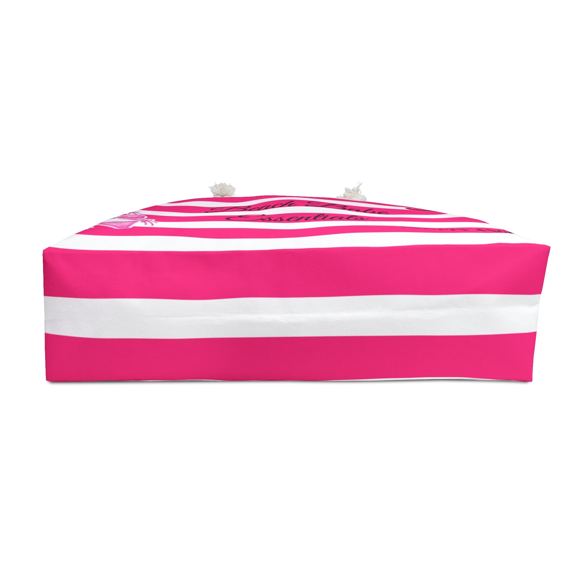 Hot Pink “Beach Babe Essentials” Weekender Tote - Trendy 2014 Vibes Rich Girl Summer Bag