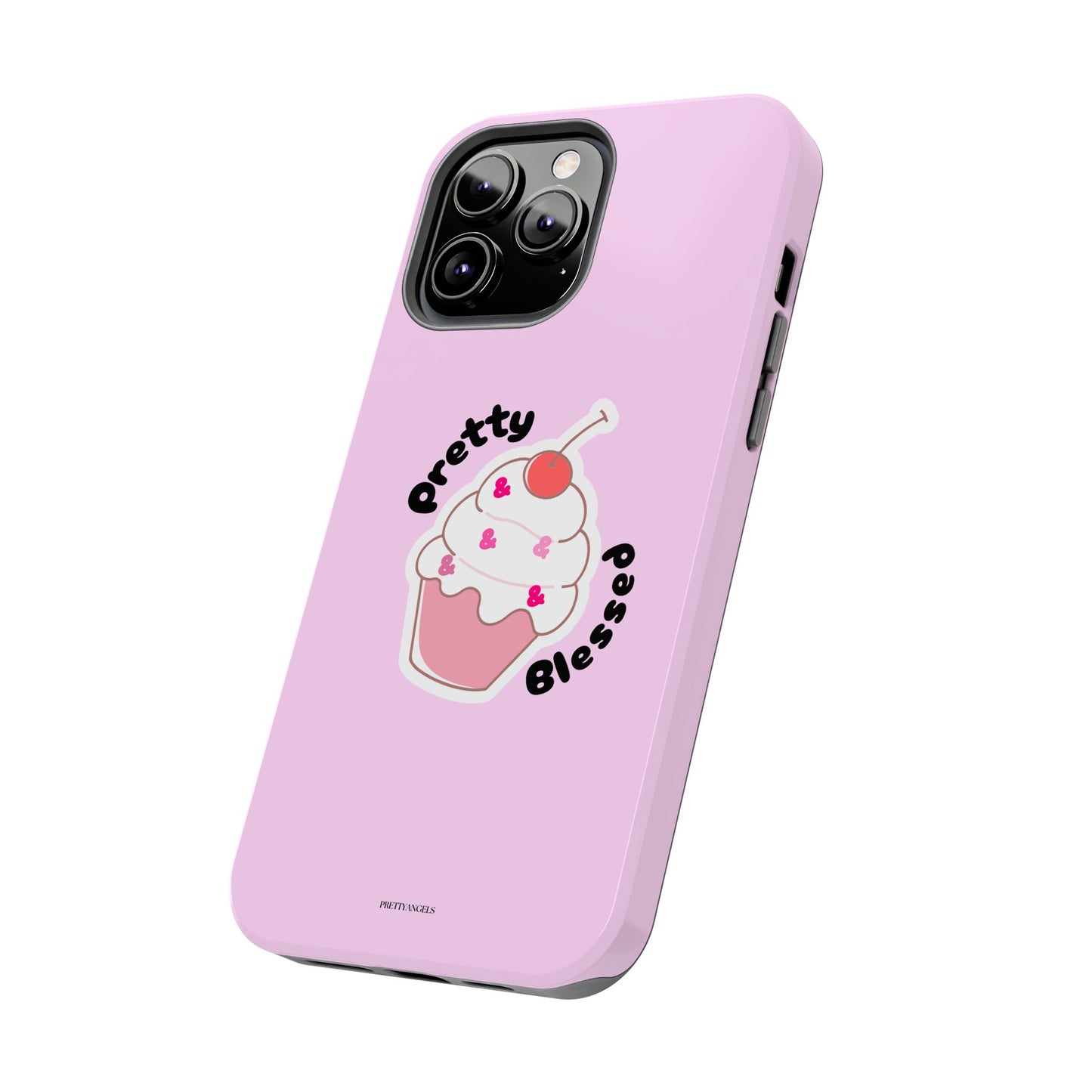 Pretty Blessed Cupcake Sprinkles Protective Phone Case