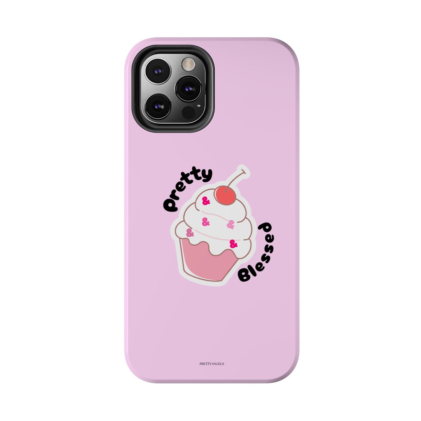 Pretty Blessed Cupcake Sprinkles Protective Phone Case