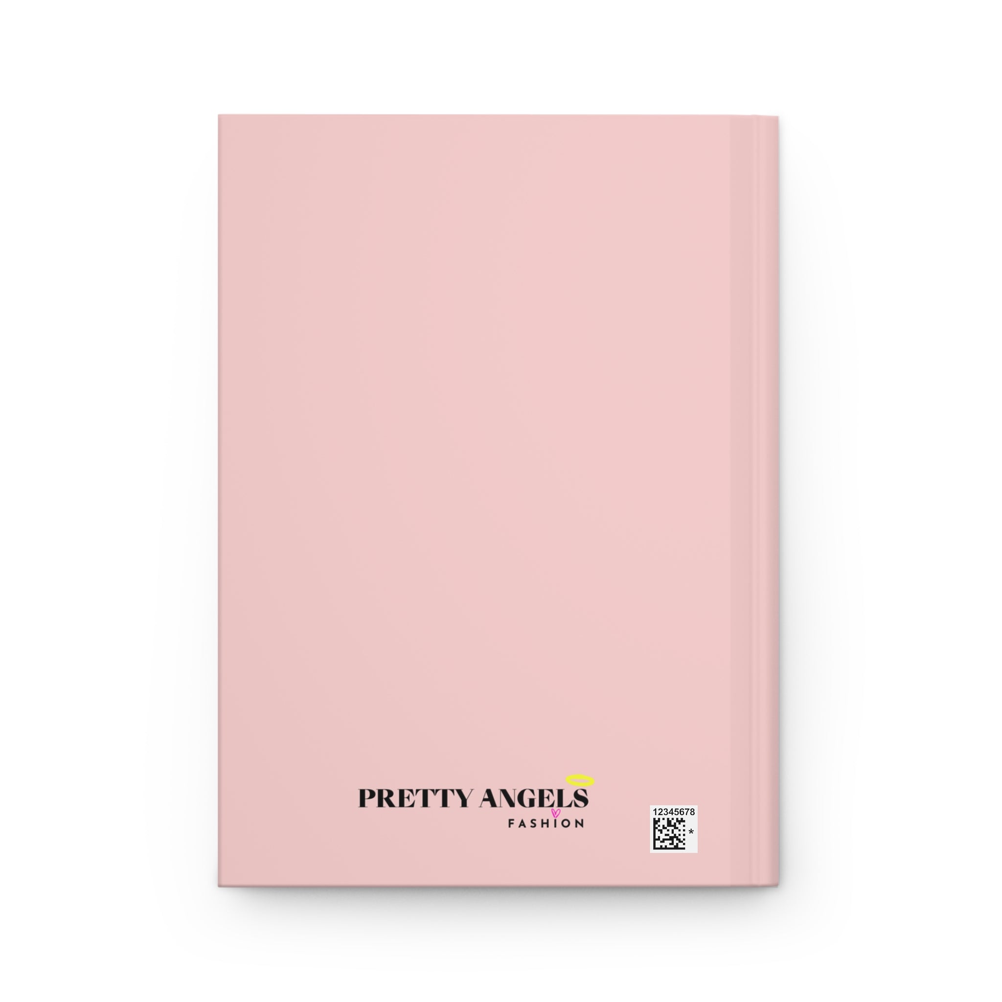 Pretty Thoughts Only Hardcover Journal — Cute Bunny Hugging Heart