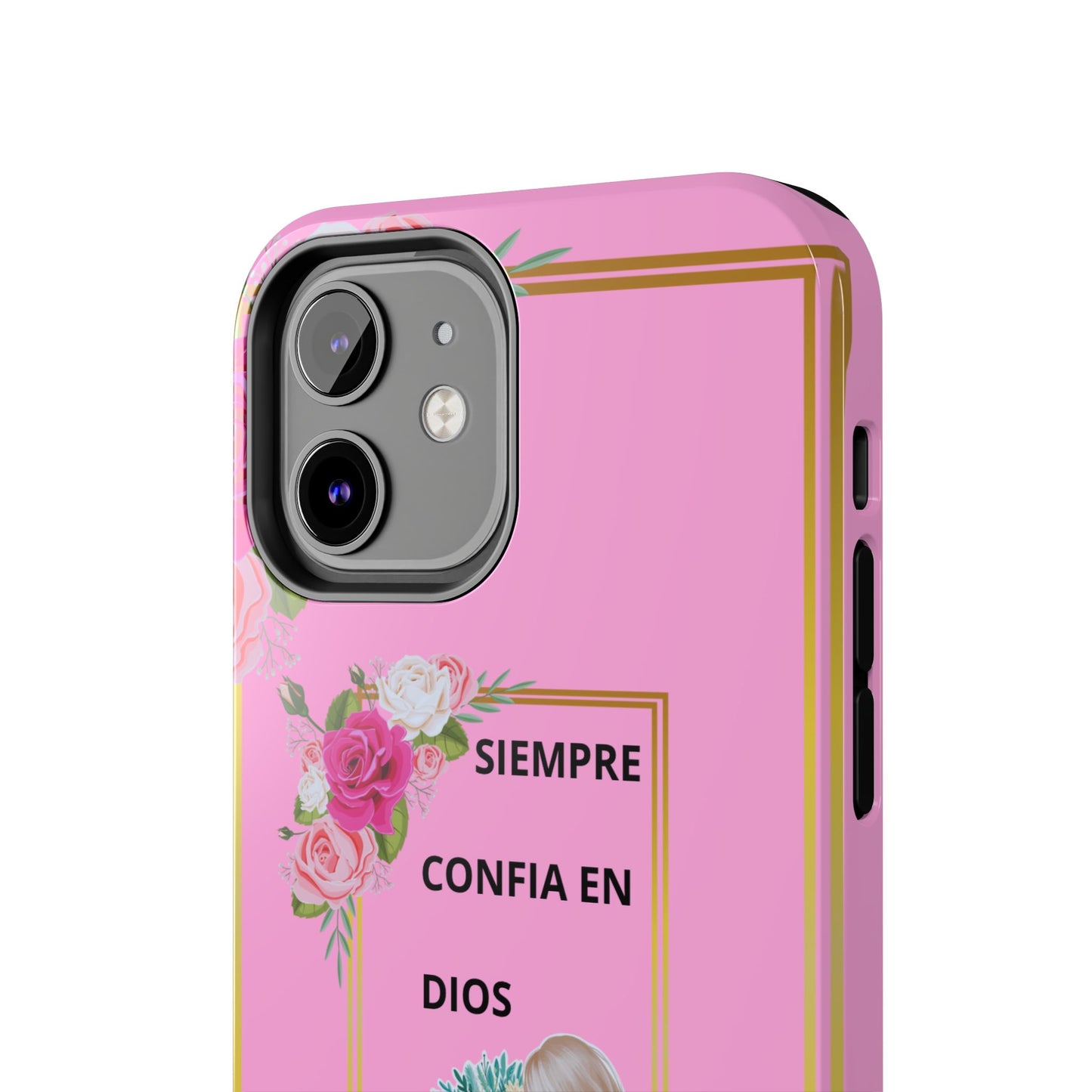 Pretty Pink 'Confia en Dios' Phone case