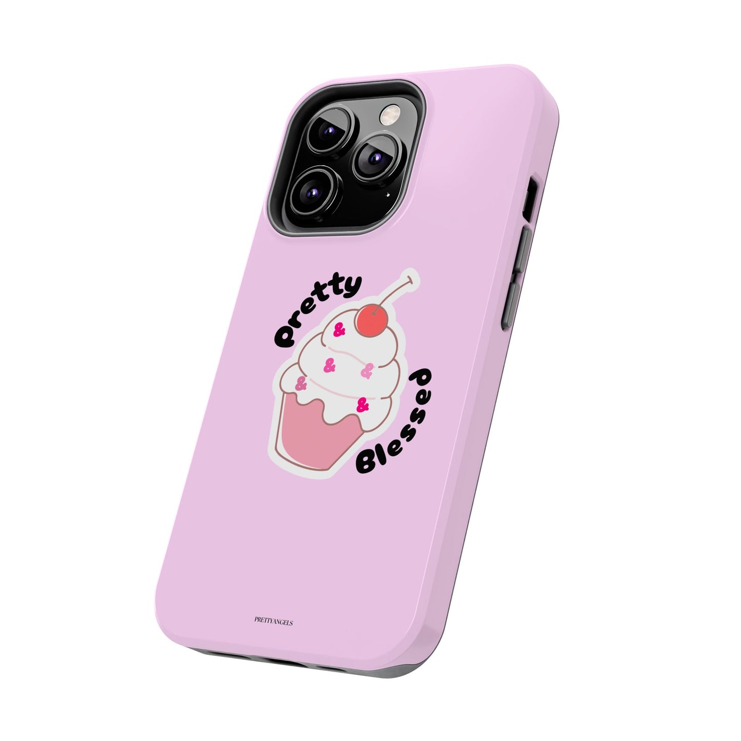 Pretty Blessed Cupcake Sprinkles Protective Phone Case