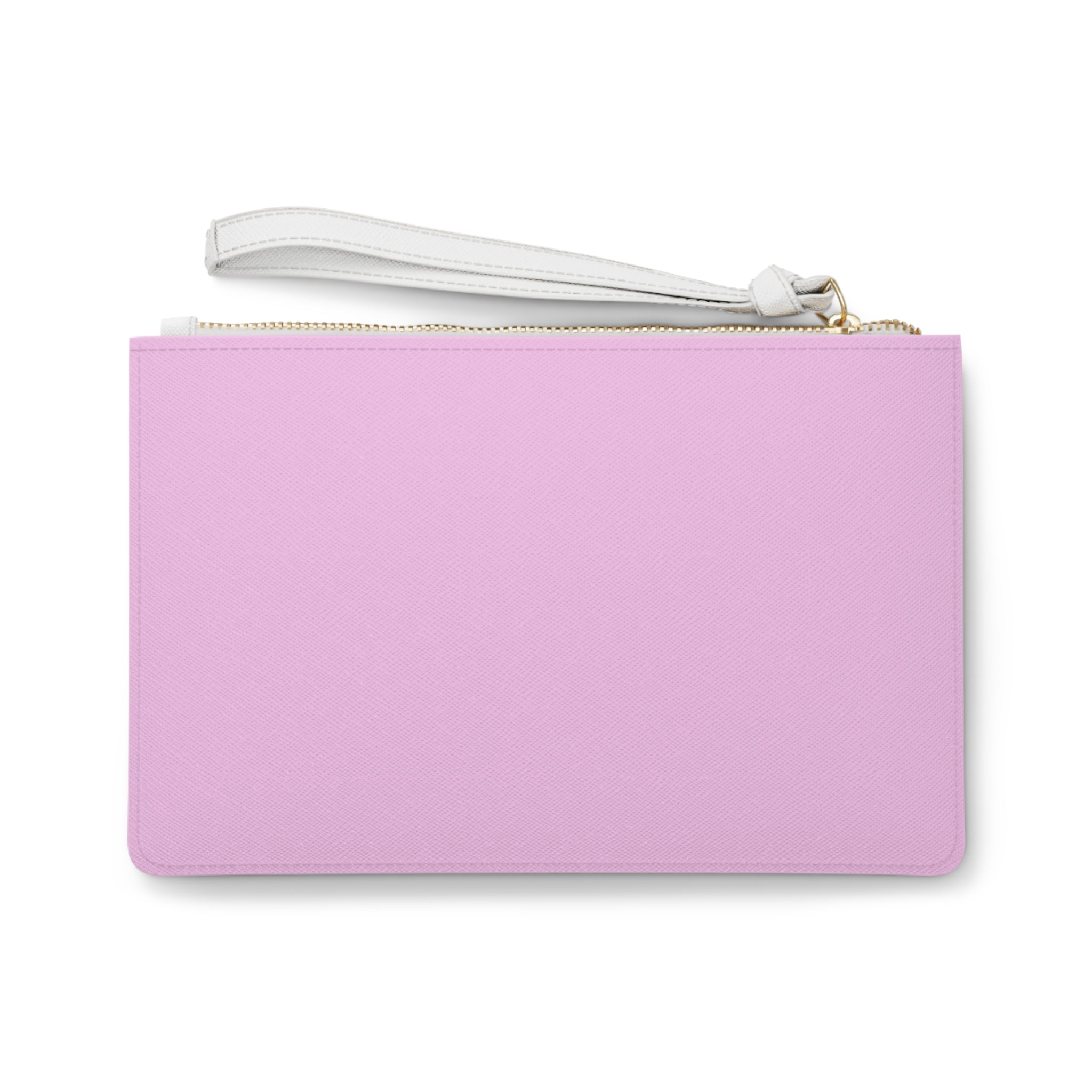 Luxury Light Pink Travel Bag – “Siempre Ten Fe Con Dios Todo Es Posible” with Sparkles & Cute Doll Design (Polyurethane Leather, 9.5” x 6.6”)