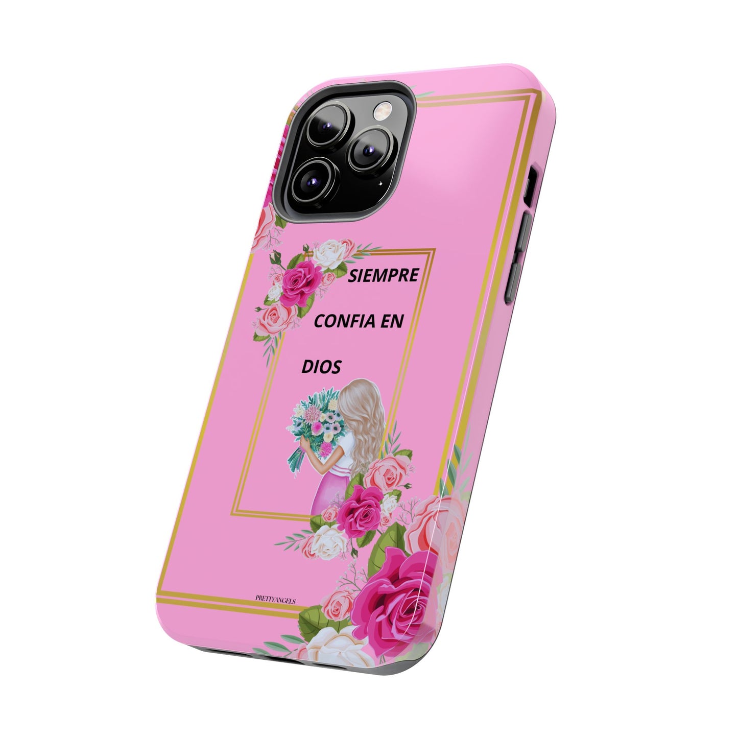 Pretty Pink 'Confia en Dios' Phone case