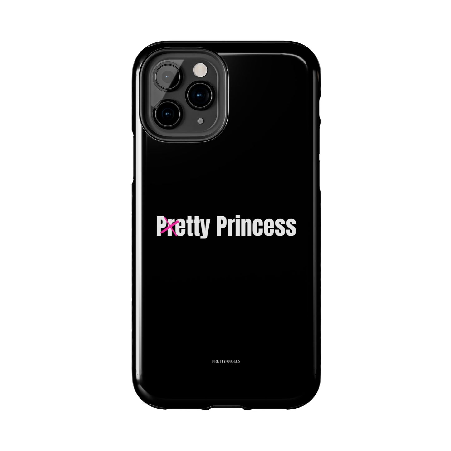 Pretty/Petty Princess Black Protective Phone Case