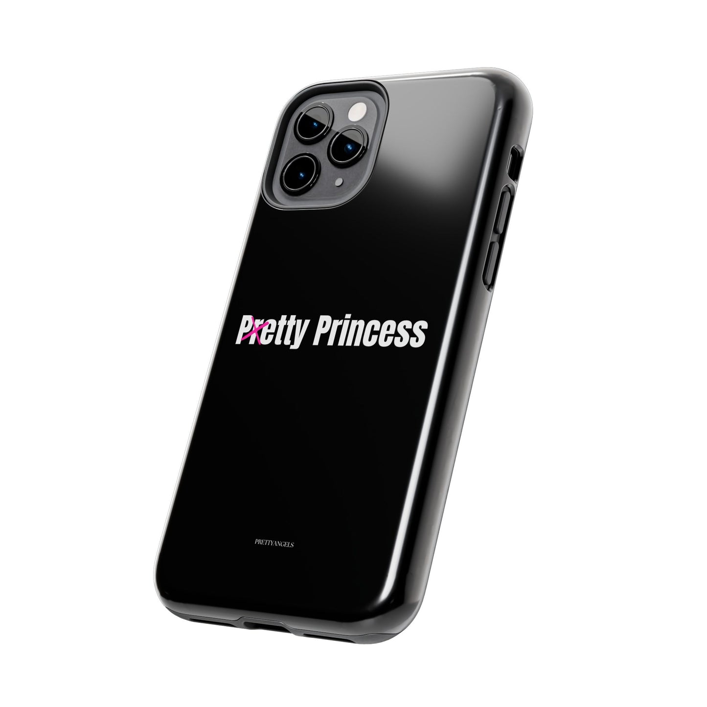 Pretty/Petty Princess Black Protective Phone Case