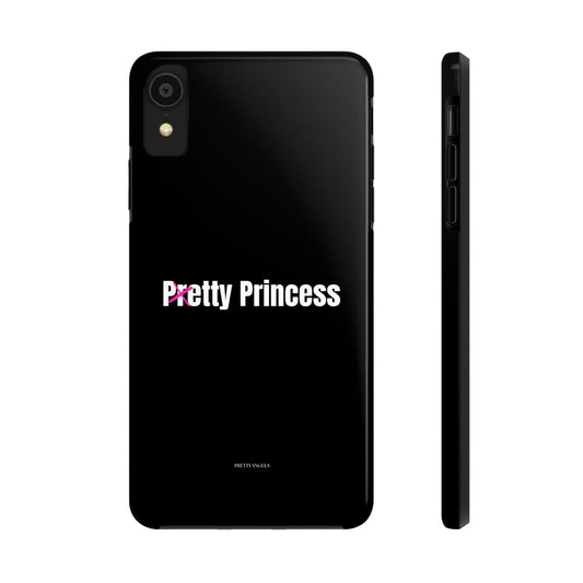 Pretty/Petty Princess Black Protective Phone Case