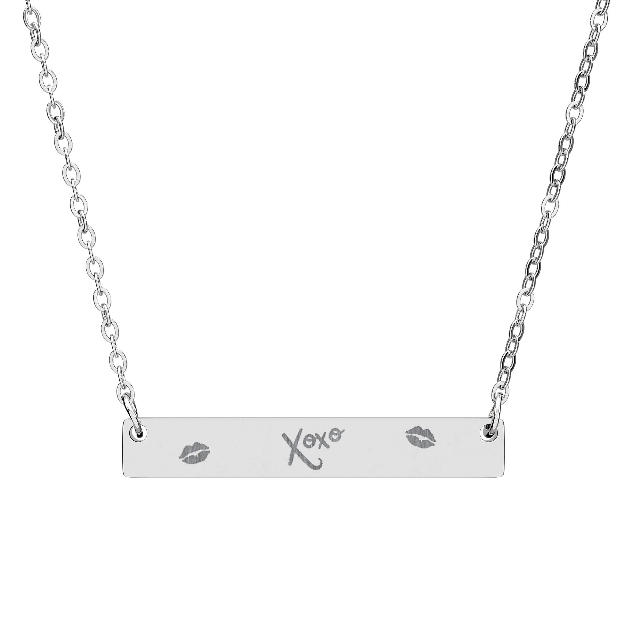 XOXO™ Minimal Bar Necklace — For Pretty Girls Who Love Simple Luxury