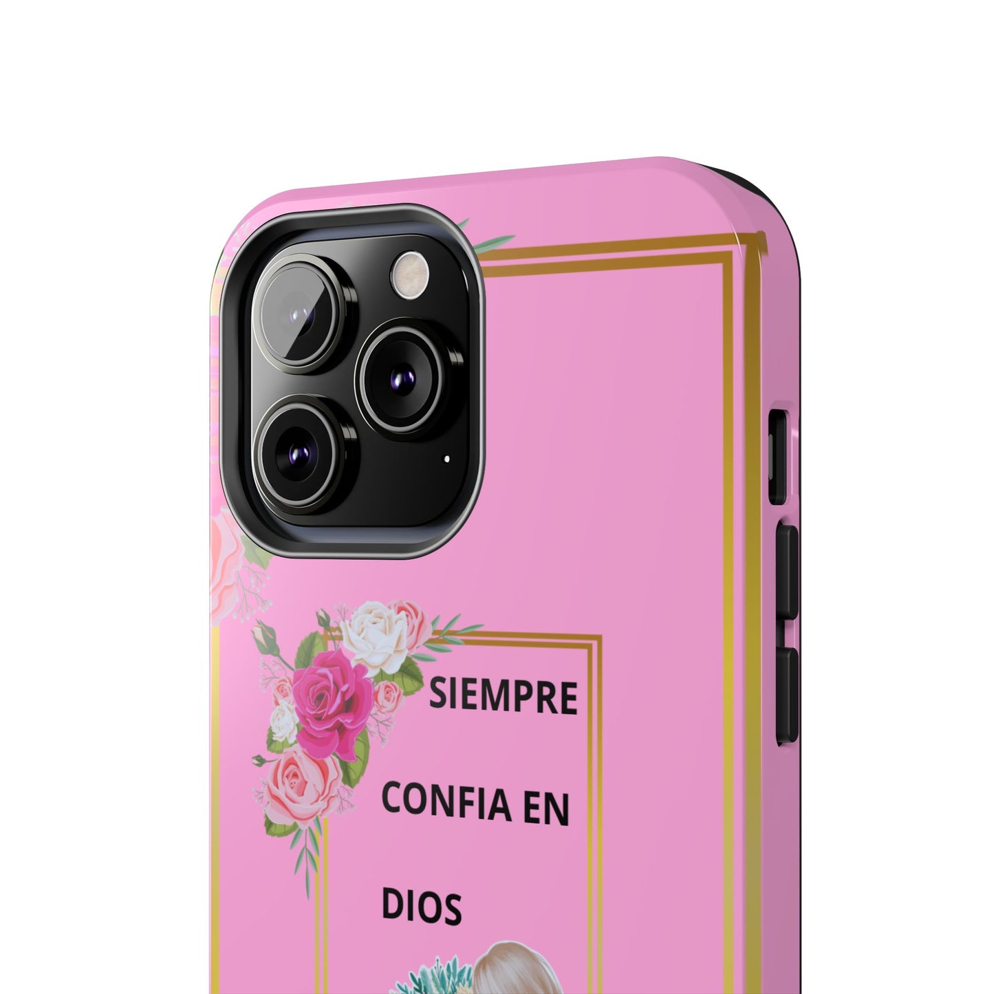 Pretty Pink 'Confia en Dios' Phone case