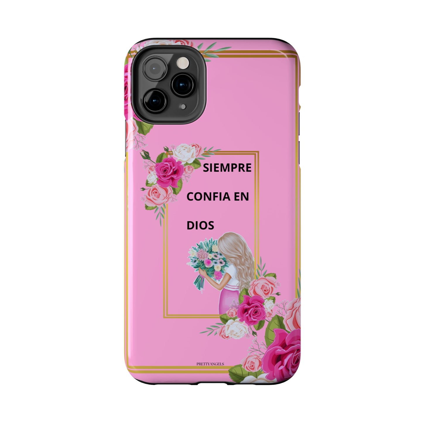 Pretty Pink 'Confia en Dios' Phone case