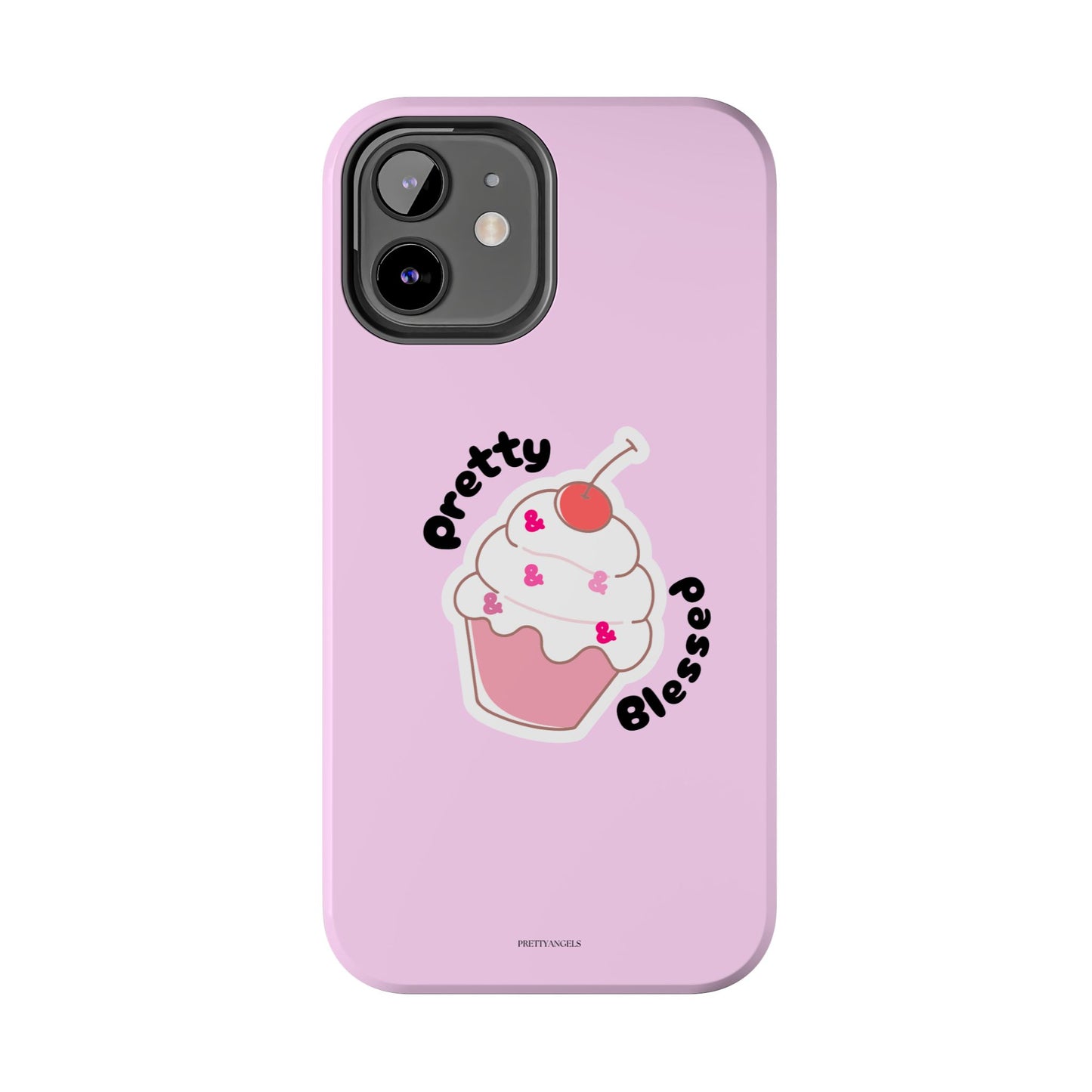 Pretty Blessed Cupcake Sprinkles Protective Phone Case