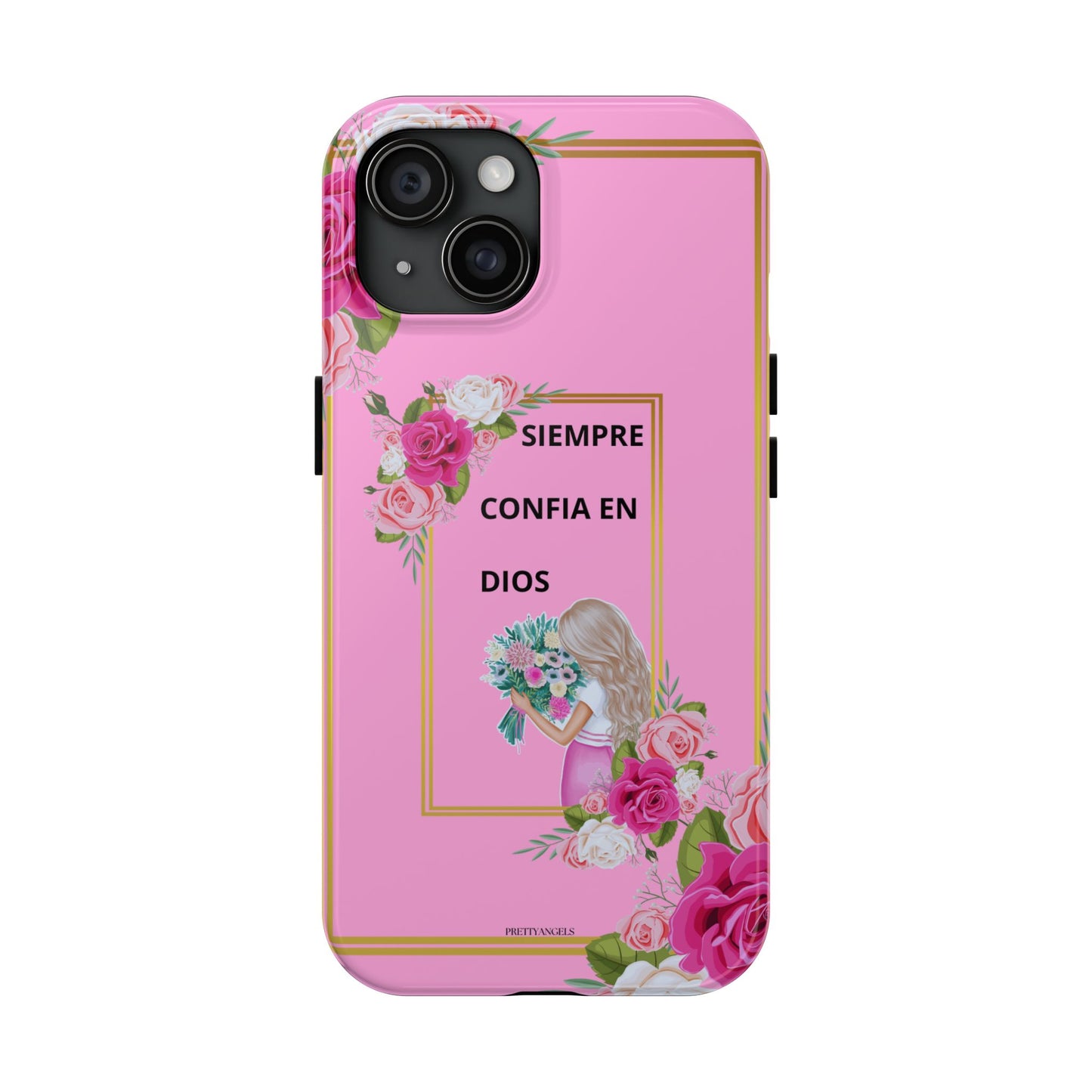 Pretty Pink 'Confia en Dios' Phone case