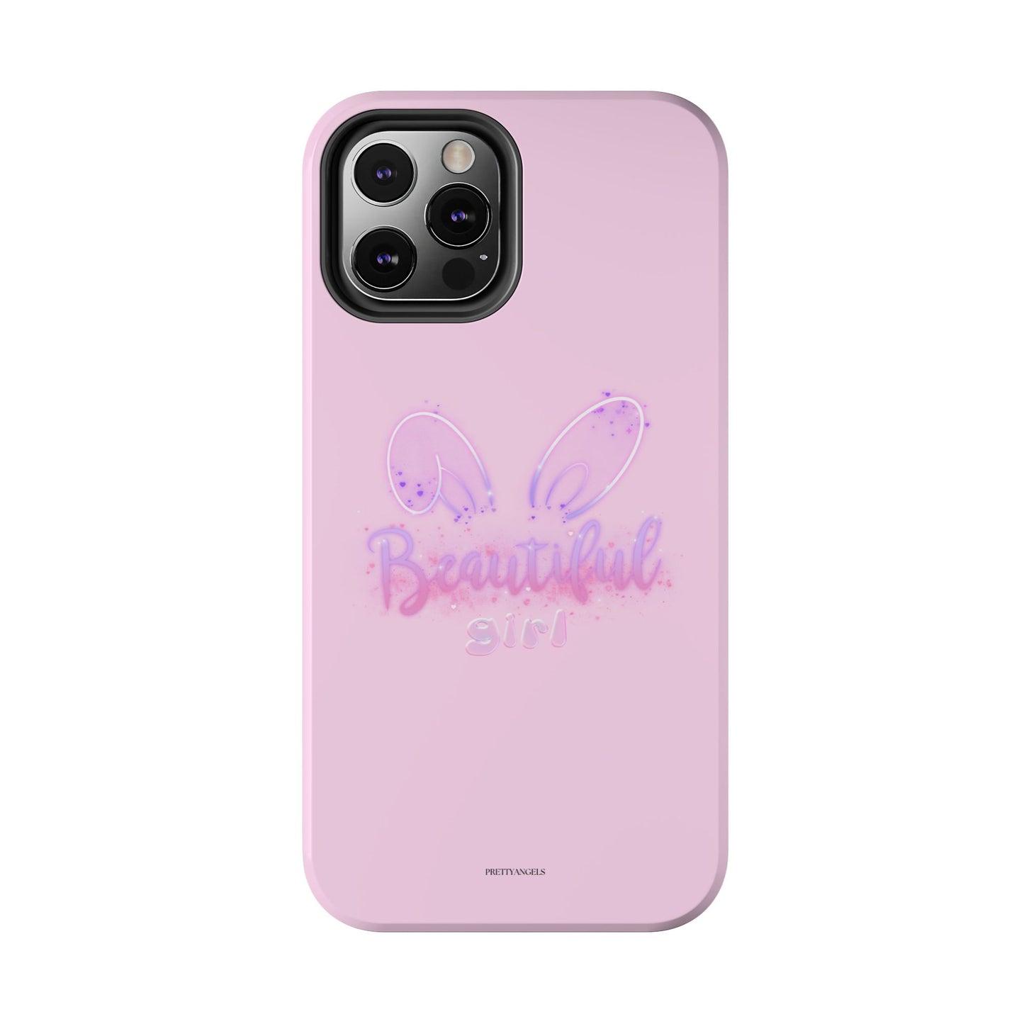 Beautiful Bunny Glow Light Pink Phone Case