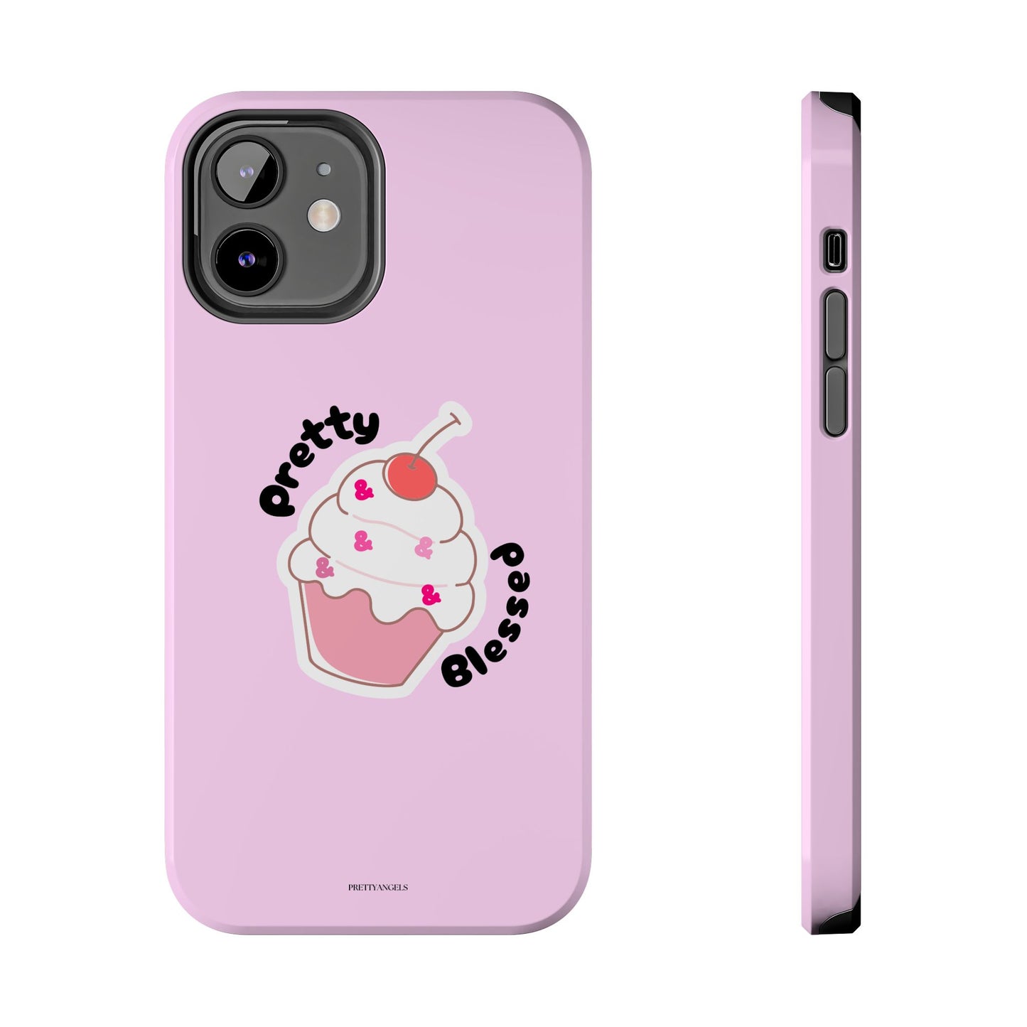 Pretty Blessed Cupcake Sprinkles Protective Phone Case