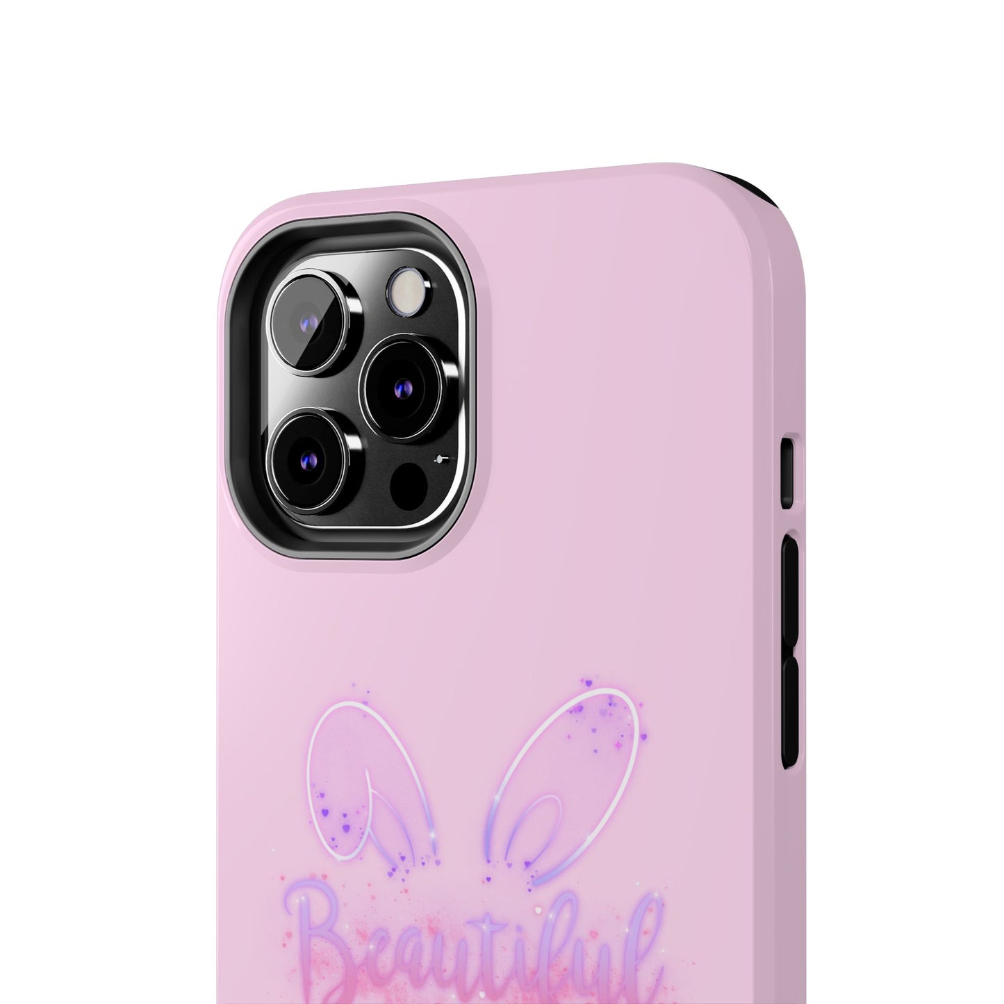 Beautiful Bunny Glow Light Pink Phone Case