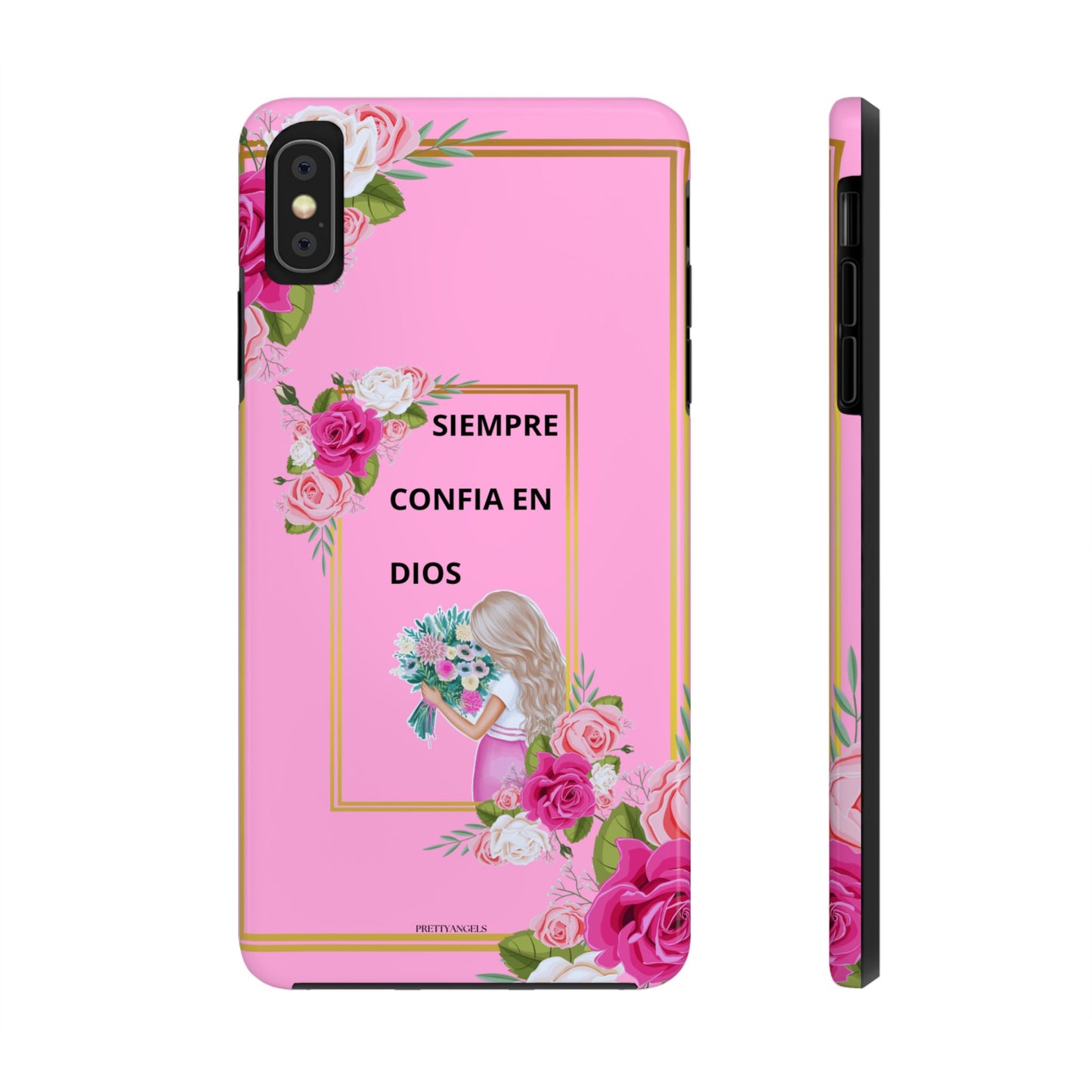 Pretty Pink 'Confia en Dios' Phone case