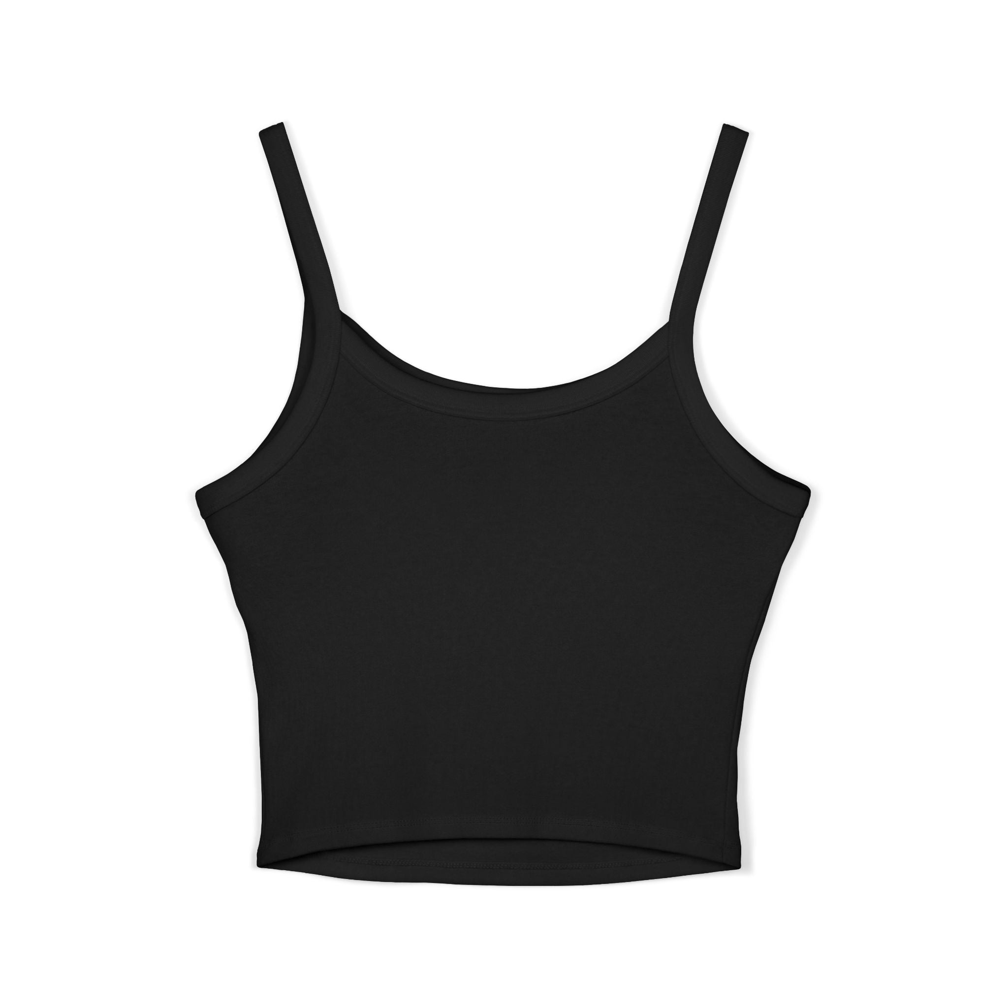 Black Angel Tank Top - “Angel Since Birth” Cute Blue Wings Aesthetic | Baddie Soft Girl Outfit | Trendy Y2K Clubwear Crop Tank