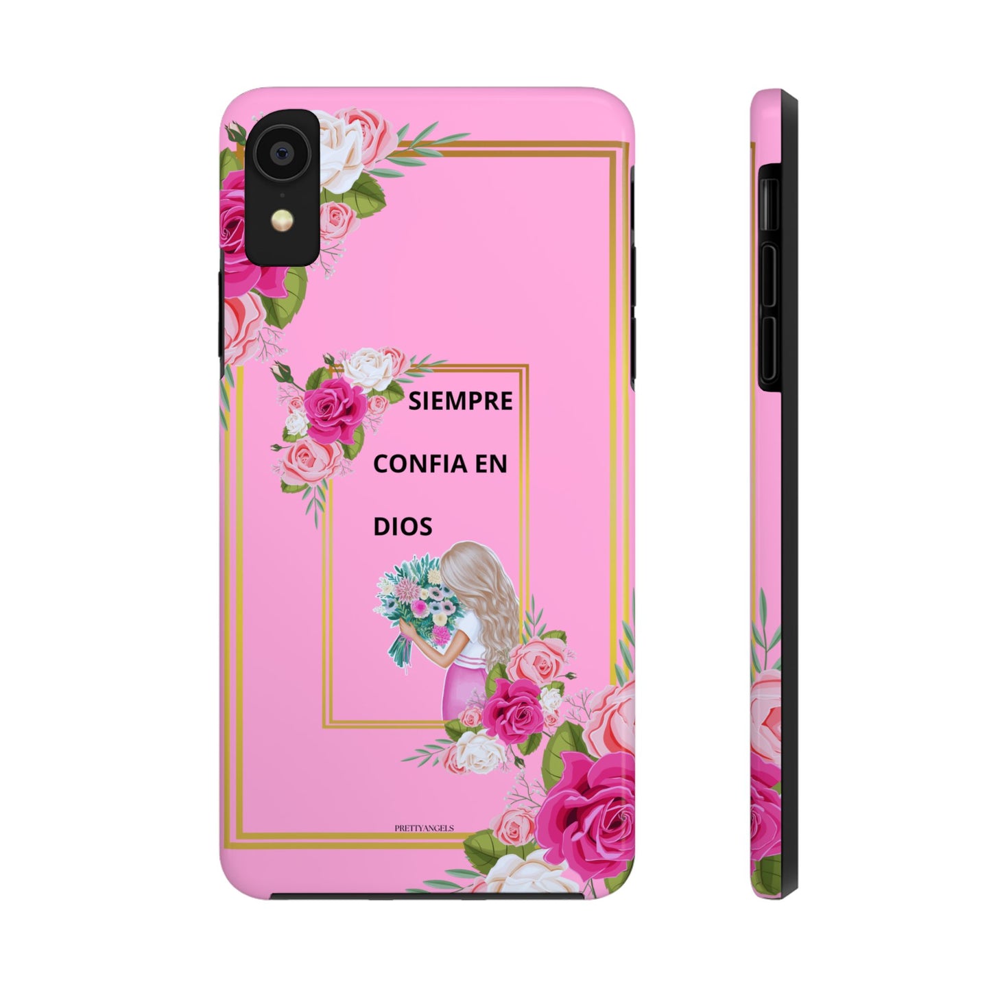 Pretty Pink 'Confia en Dios' Phone case