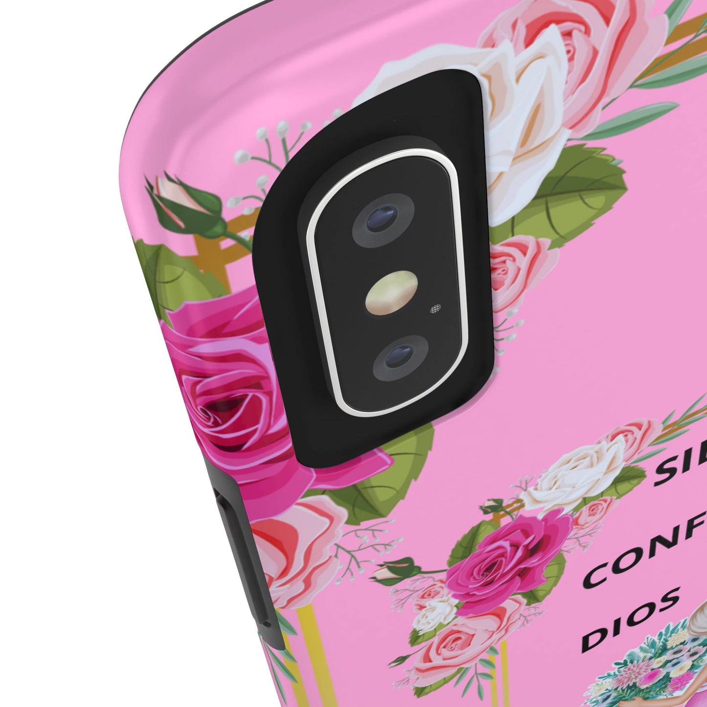 Pretty Pink 'Confia en Dios' Phone case