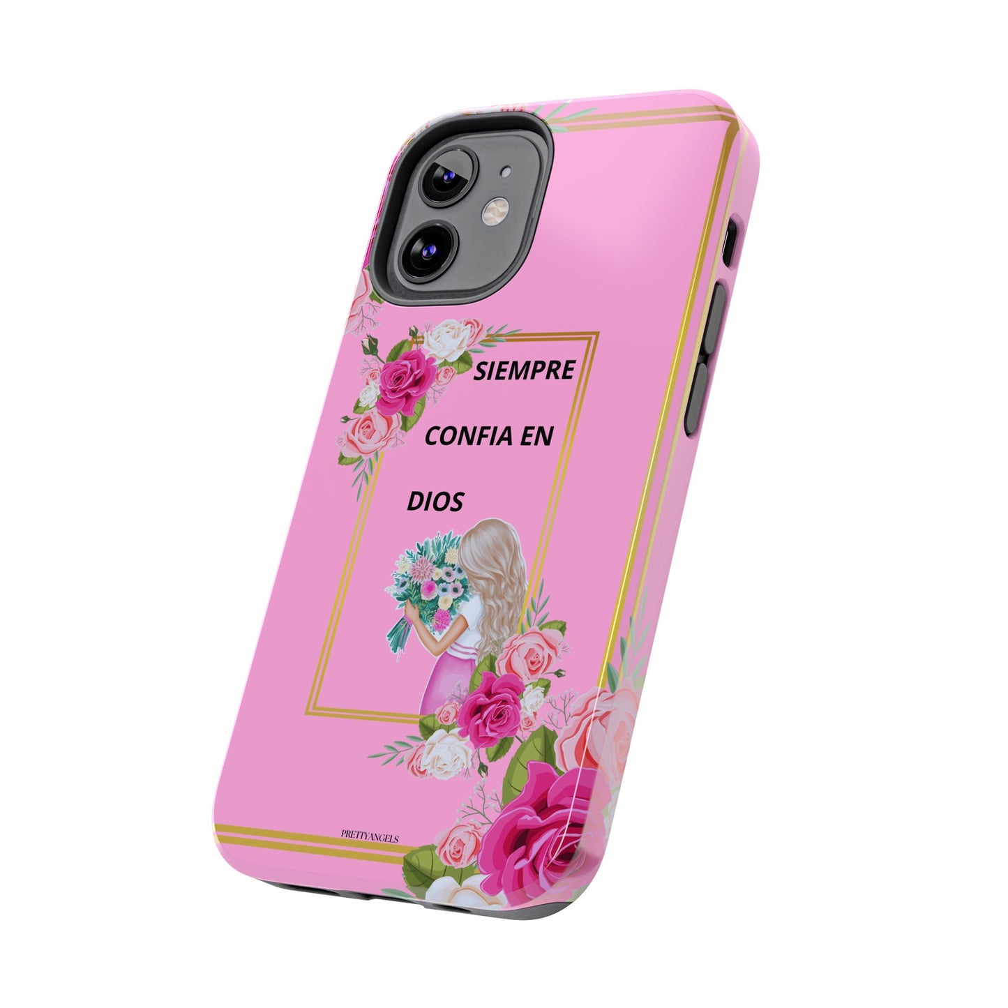 Pretty Pink 'Confia en Dios' Phone case