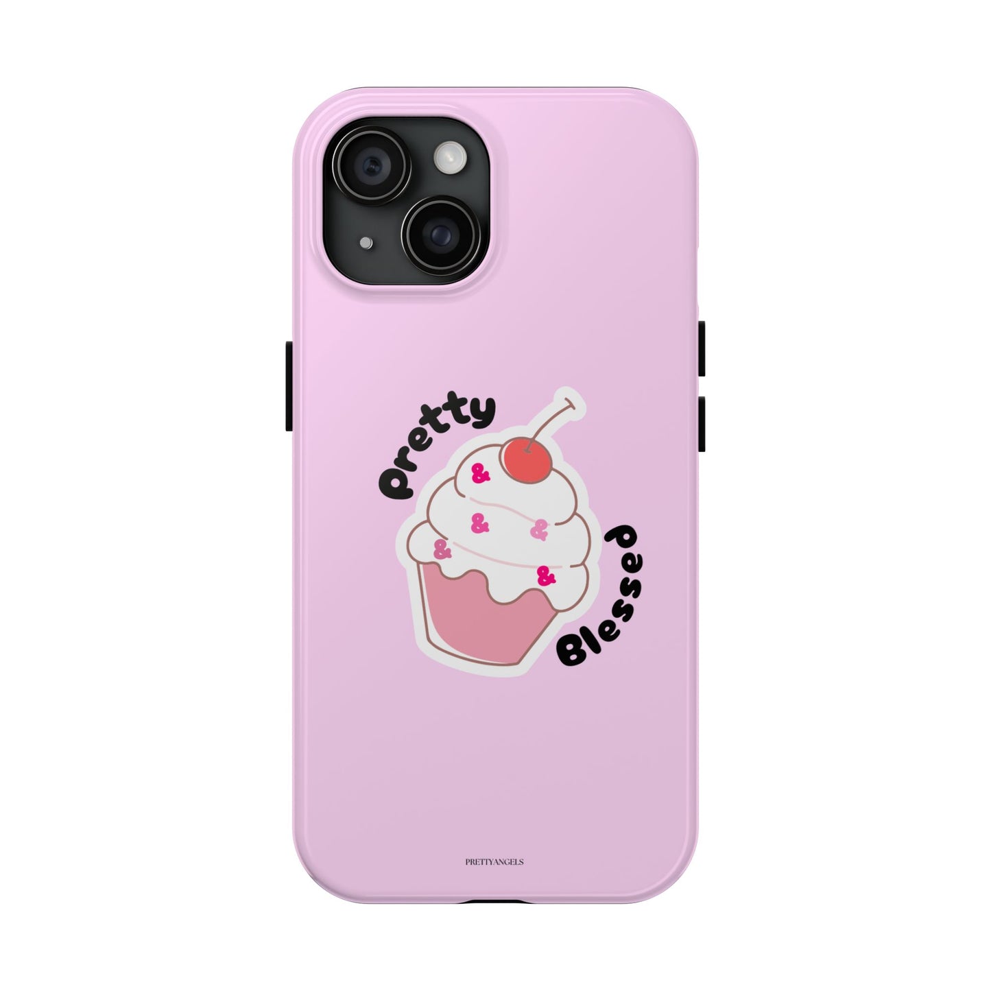 Pretty Blessed Cupcake Sprinkles Protective Phone Case