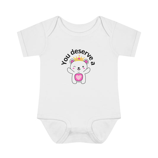 Baby Bodysuit - 'You Deserve a Hug'