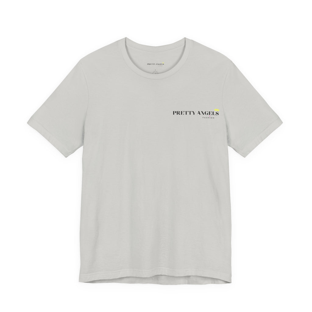 Spoiled & Sweet Tee (Back) - White & Grey Baddie Oversized Shirt with Teddy Bear & Honey Graphic | Cozy Off-Duty Doll T-Shirt for Pretty Girls Who Slay in Comfort