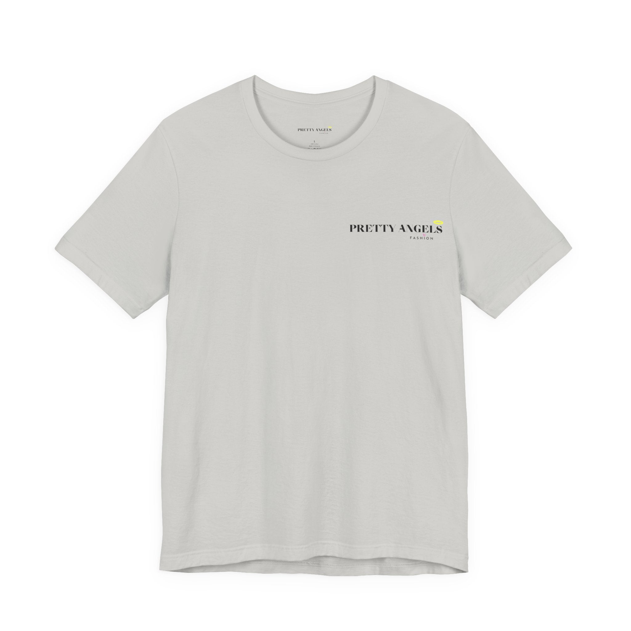 Spoiled & Sweet Tee (Back) - White & Grey Baddie Oversized Shirt with Teddy Bear & Honey Graphic | Cozy Off-Duty Doll T-Shirt for Pretty Girls Who Slay in Comfort